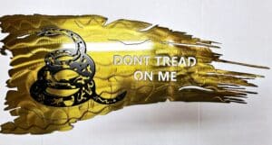 Don't Tread On Me Tattered Flag